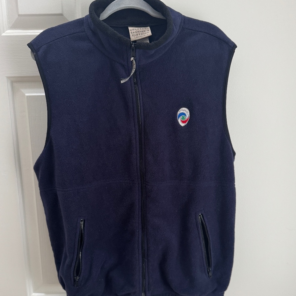 Panoz Fleece Vest – Men’s Large – Blue